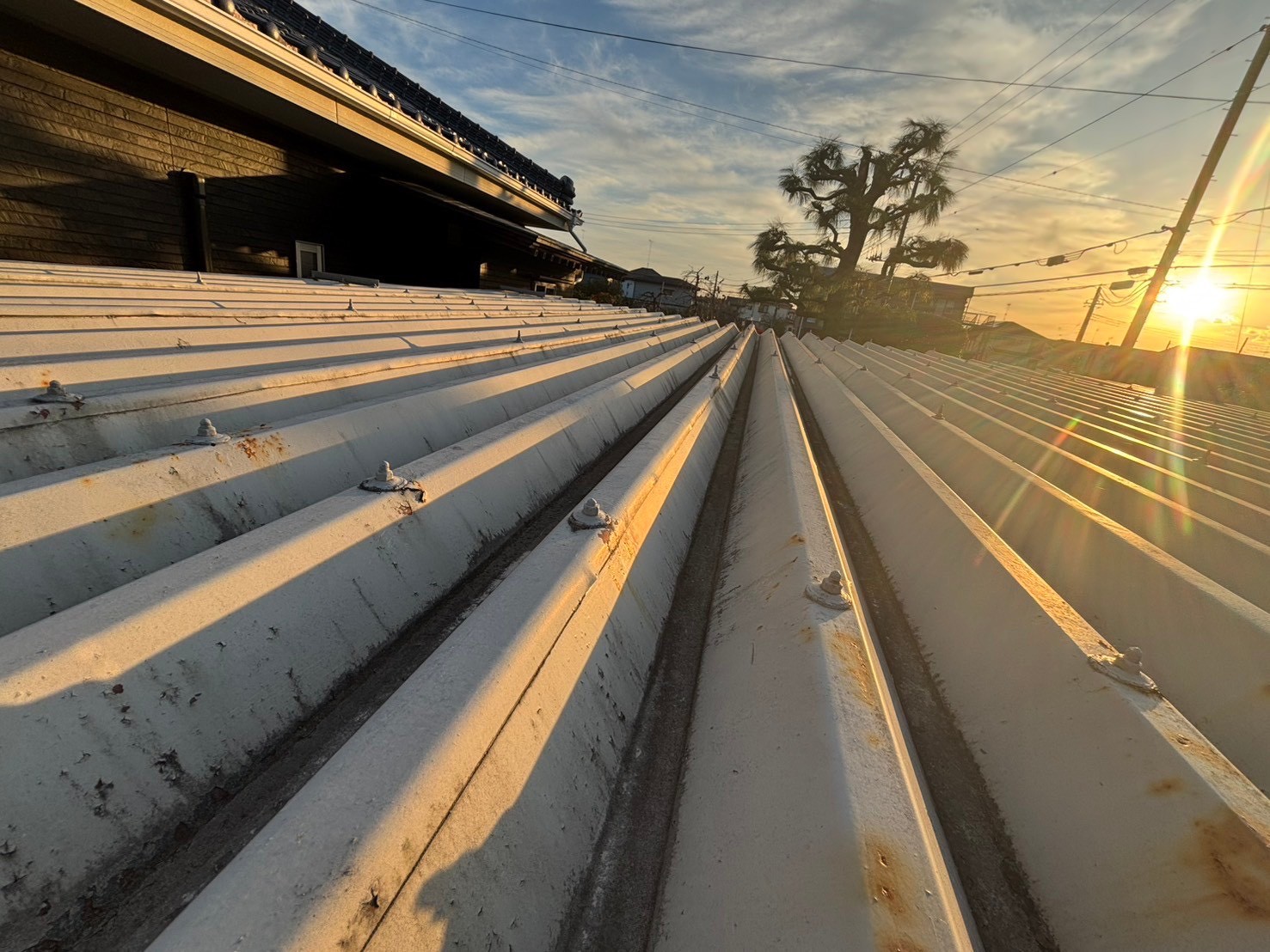 ボルト周辺の腐食の進行